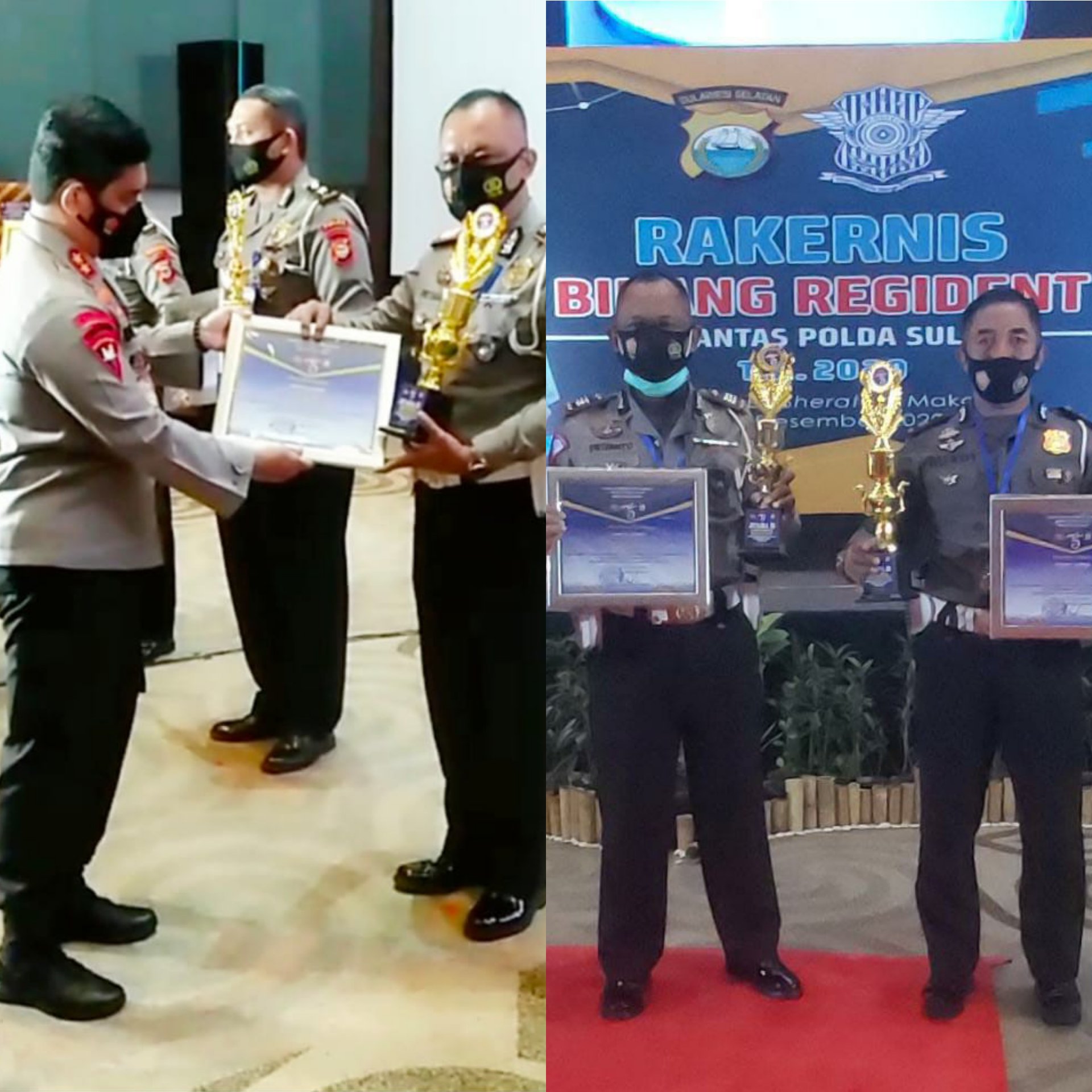 Sukses Pelayanan STNK & BPKB, Lantas Polres Sidrap Diganjar Penghargaan